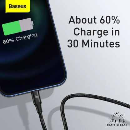 Baseus 3in1 PD 20W Fast Charging Cable Type-C Charging