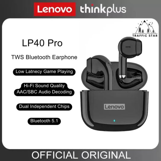 Lenovo LP40 PRO TWS Earbuds Bt 5.1 with Mic IPX5 with Mic for IOS Android