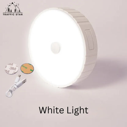 2023 New Model High Quality LED Circle Light Human Body Sensor Rechargeable Intelligent USB Night Light (Sensor မီးဝိုင်းပုံစံသစ် အရည်အသွေးမြင့် ကော်အထူသား)