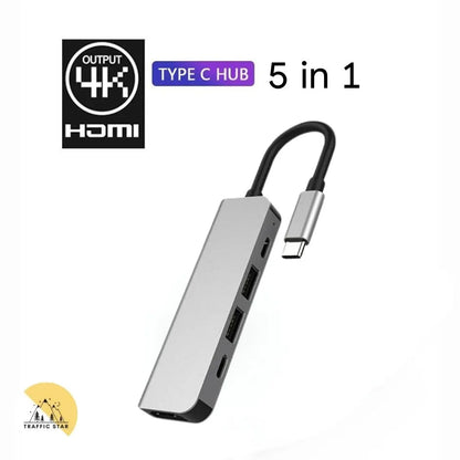 Type-C connector 4K HDMI 85W PD Charging USB Dongle USB 3.0 , 5 Gbps 3in1, 4in1, 5in1