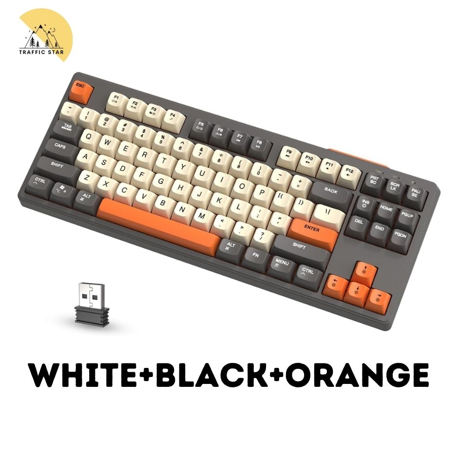 M87 Wireless Membrane Keyboard 87 Keys With Backlit