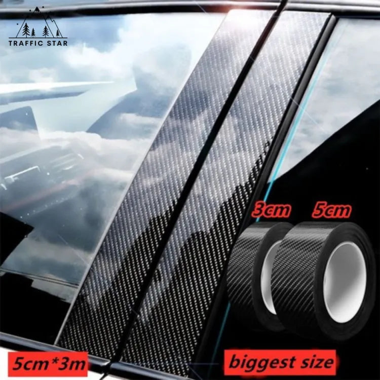 5D Carbon Fiber Texture Car Sticker Protection Sticker Waterproof 3cm x 3m, 5cm x 3m, 7cm x 3m