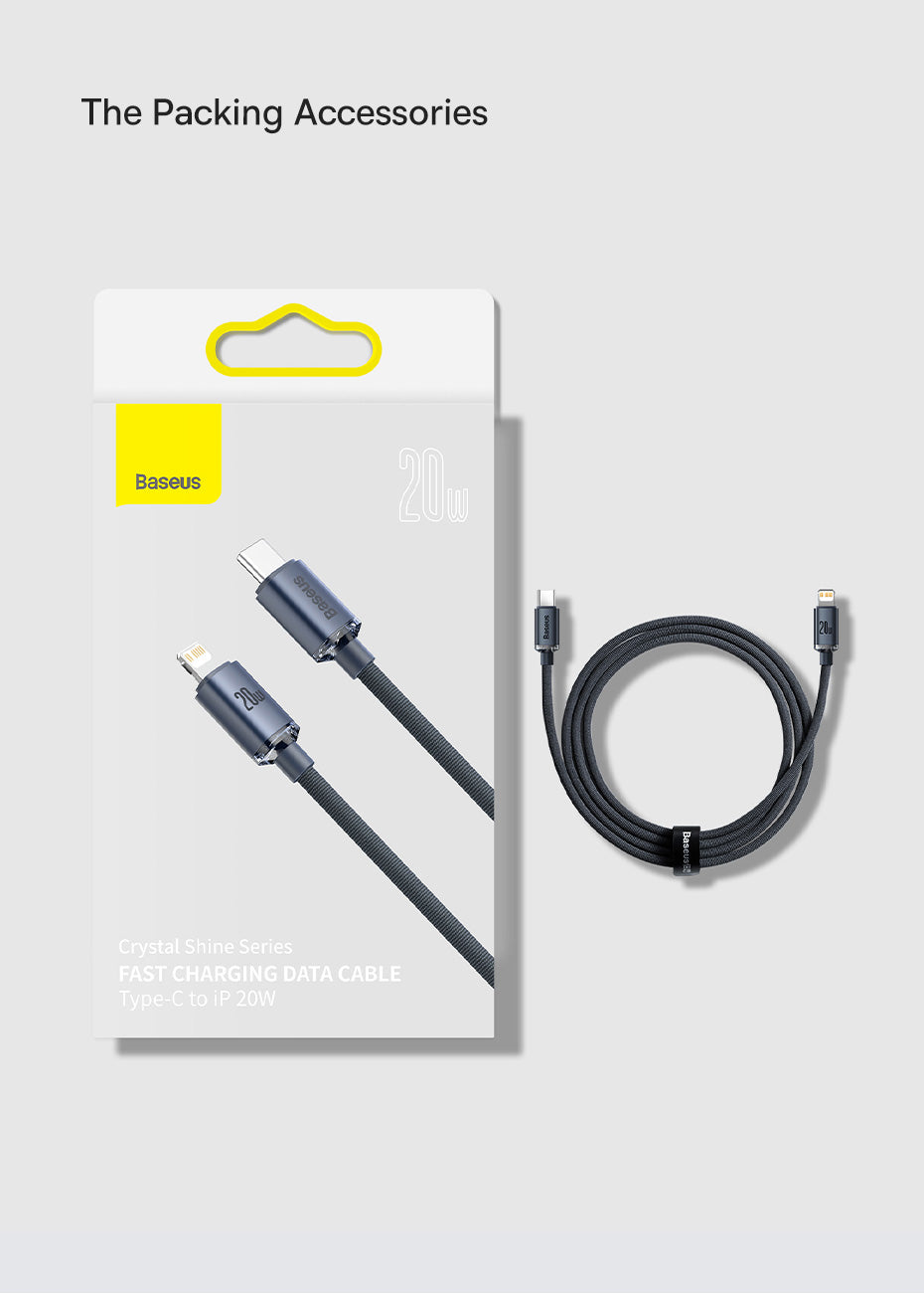 Baseus PD 20W USB C to Lightning Cable Data Transmission Cable