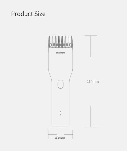 ENCHEN Electric Cordless Hair Clippers USB Rechargeable Haircut Professional Hair Trimmer Low Noise Hair Cutter