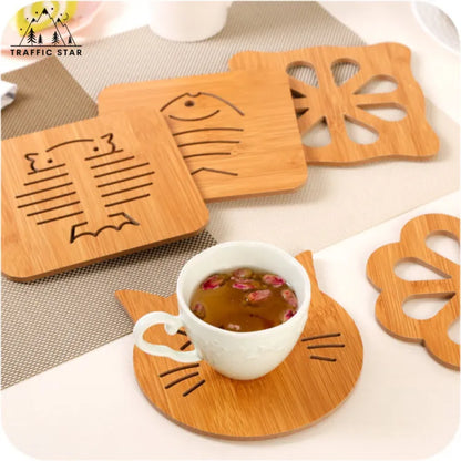 Heat Resistance Kitchen Wood Coasters