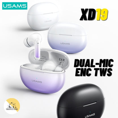 USAMS XD19 Dual-mic ENC TWS Earbuds