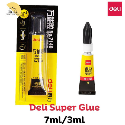 Deli Super Glue Liquid Glue 7ml/3ml