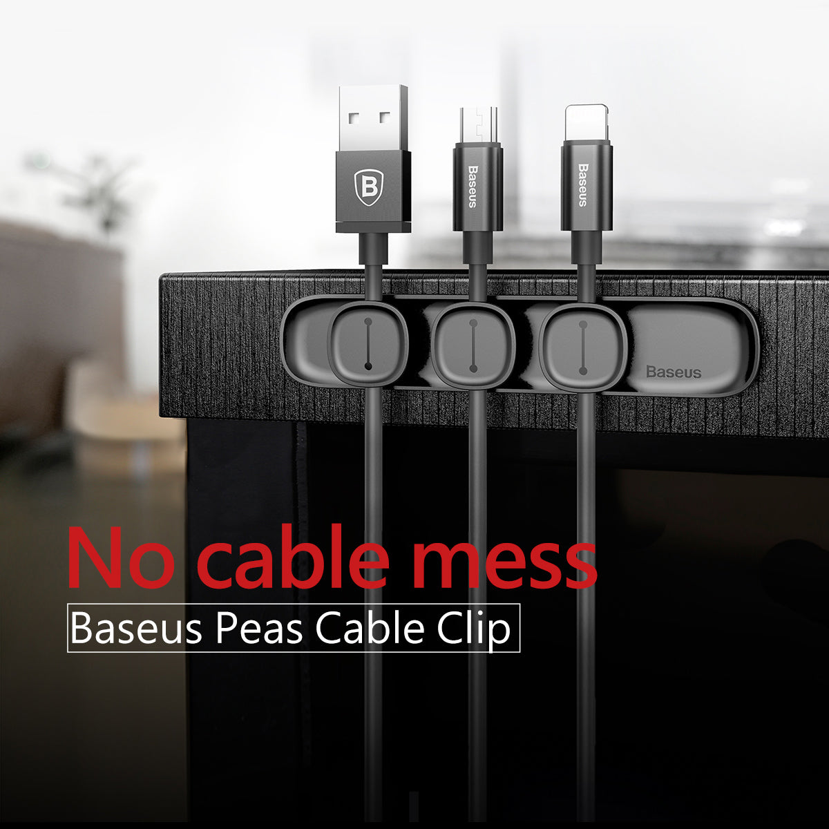 Baseus Magnetic Base Cable Clip Cable Organizer