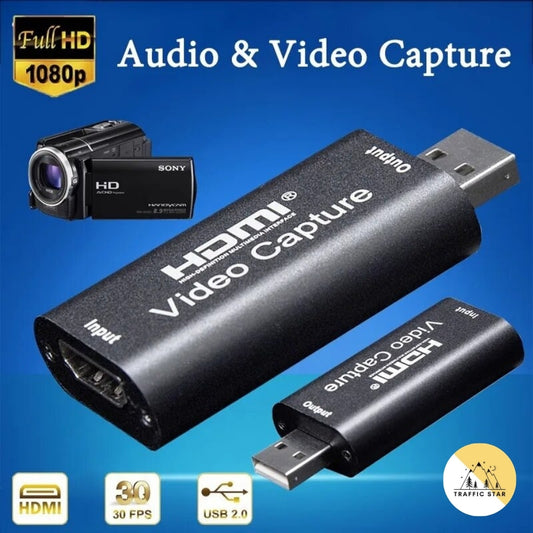 HDMI Video Capture Card,Full HD1080P HDMI to USB 2.0 Game Capture Card for Streaming