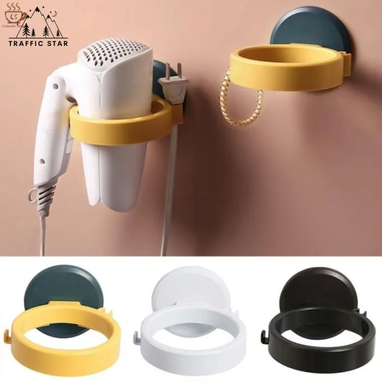 Durable Wall-mounted Hair Dryer Holder