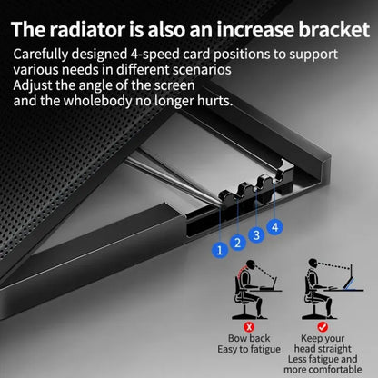 Q100 notebook radiator 14 inch 15.6 bracket laptop Fan Air Cooled