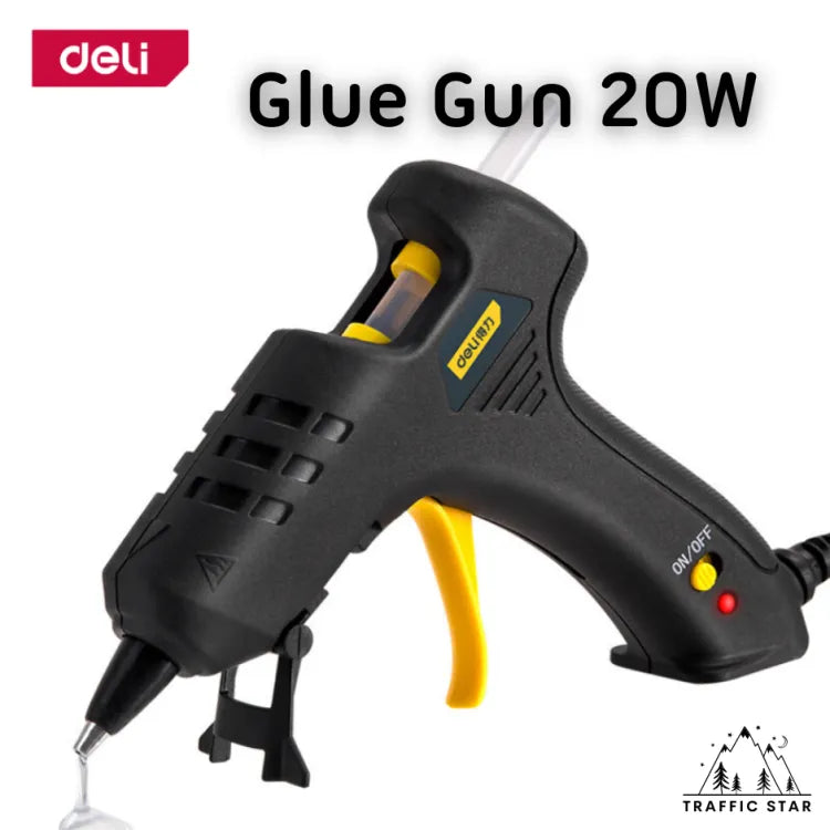 Deli Hot Glue Stick Gun 20W for 7mm Glue Stick