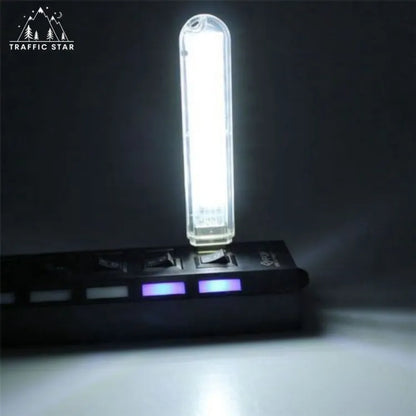 Mini 8 LED Energy Saving USB Night Light Lamp