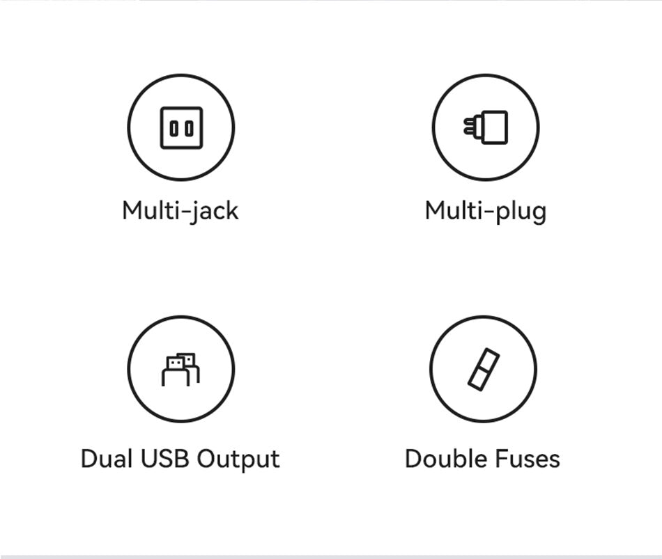 USAMS 12W Universal Travel Adapter Fast Charge With UK/US/EU/AU Plus Worldwide Travel Plug 2USB