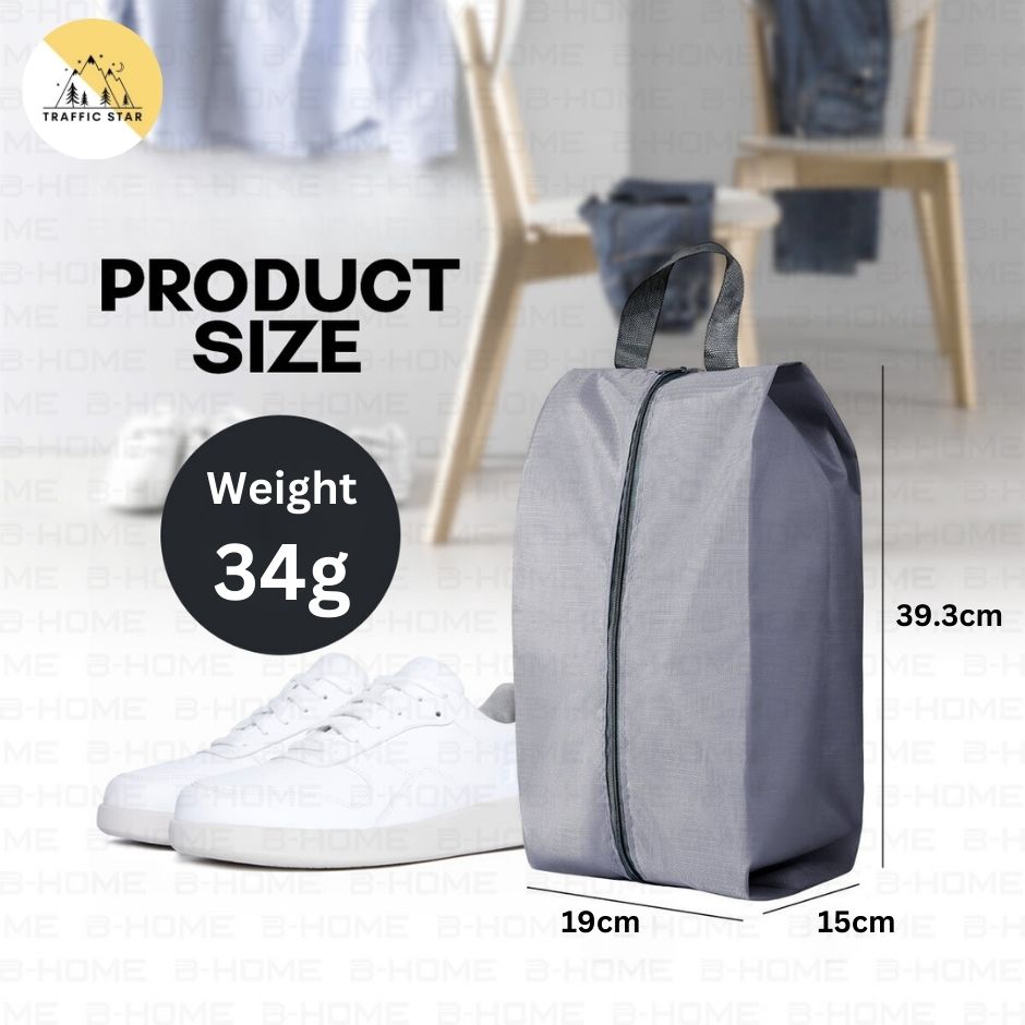 Travel Shoe Bag Sports Shoe Storage Bag Zipper Shoe Bag