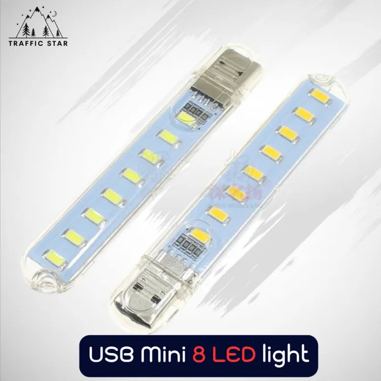 Mini 8 LED Energy Saving USB Night Light Lamp