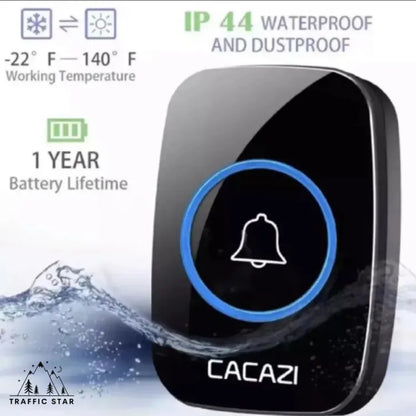 CACAZI AC Plug Wireless Doorbell Original Design Smart Home Doorbell ( ကြိုးမဲ့လူခေါ်ခေါင်းလောင်း )