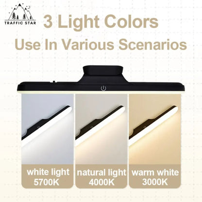 Table Lamp USB Rechargeable 3 Color  LED Light Magnetic Desk Lamp