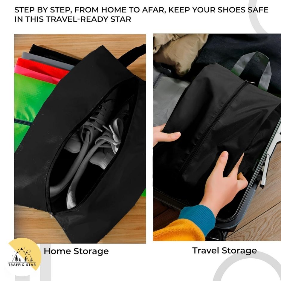 Travel Shoe Bag Sports Shoe Storage Bag Zipper Shoe Bag