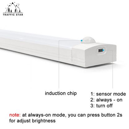 Motion Sensor LED Wall Lamp Rechargeable 30cm