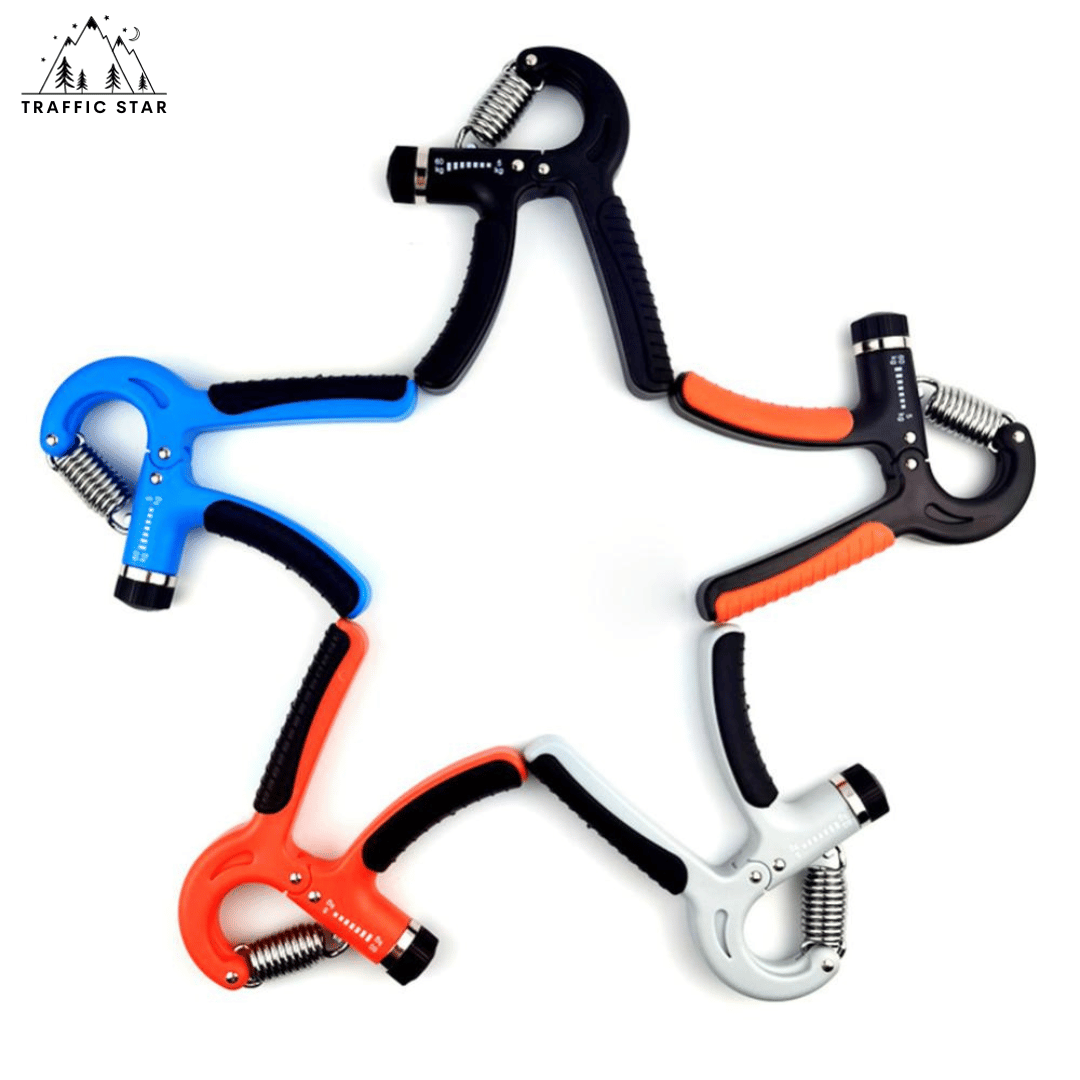 Portable Handgrip Exerciser Adjustable 5-60kg With Counter