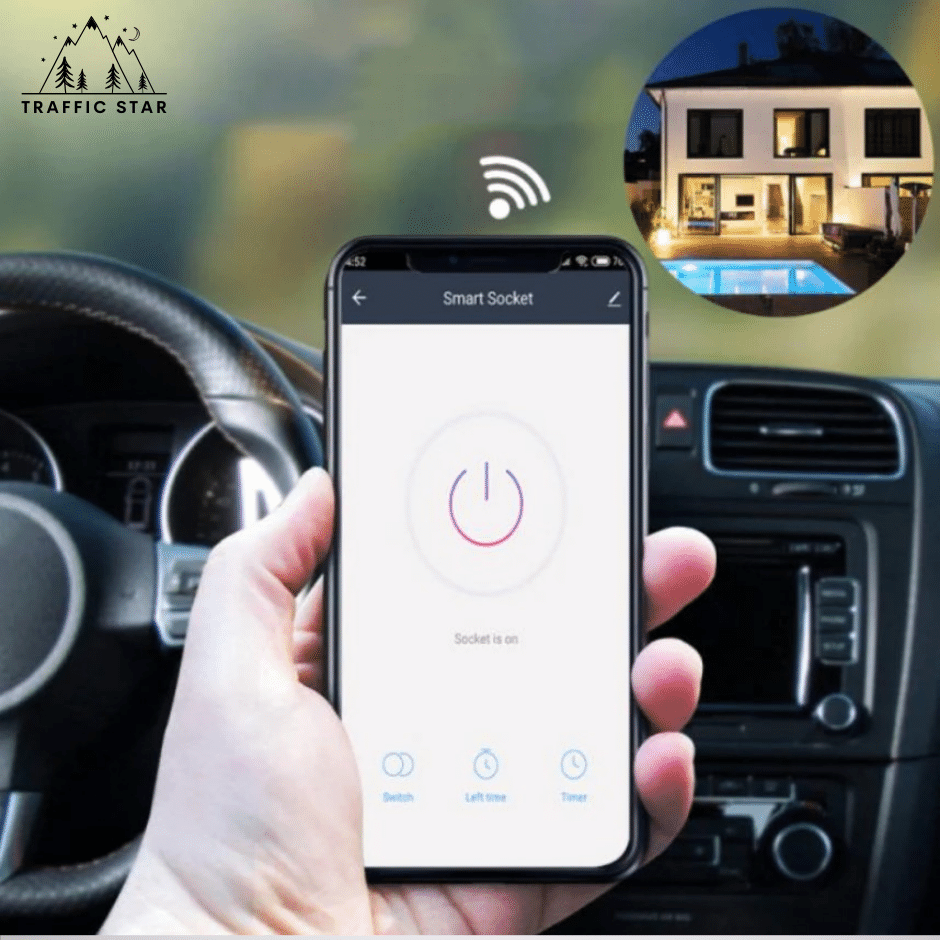 WiFi Smart Plug US Socket Smart Home Power Monitor Timing Outlet Voice Control