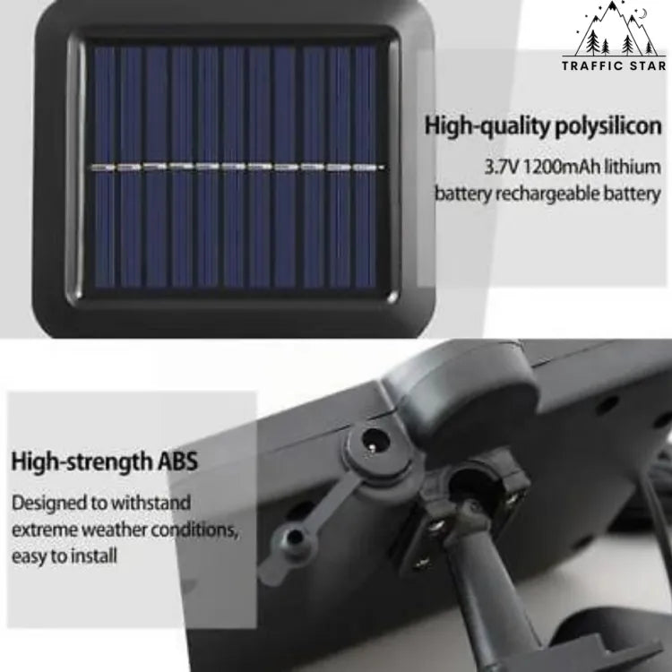 Wall Mount Solar Outdoor COB 120 LED Light