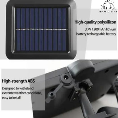 Wall Mount Solar Outdoor COB 120 LED Light