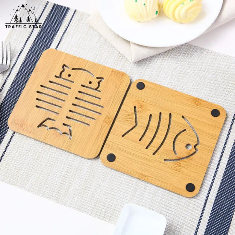 Heat Resistance Kitchen Wood Coasters