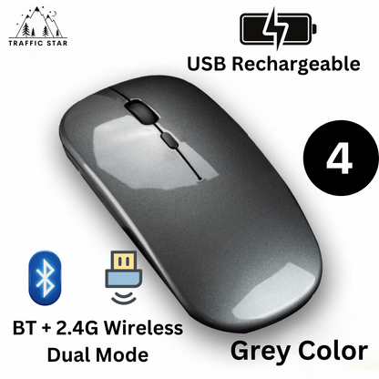 Rechargeable Wireless Silent Optical Mouse