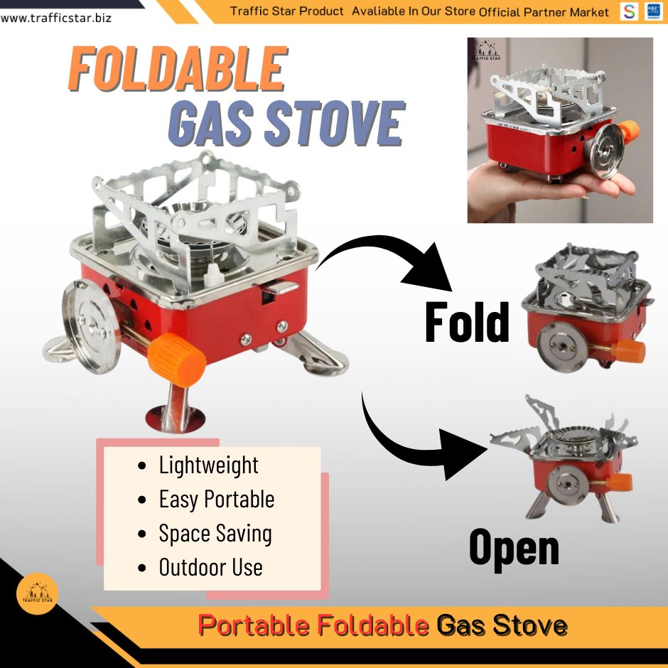 Foldable Gas Stove (ခေါက်သိမ်းနိုင်သော Gas မီးဖို)