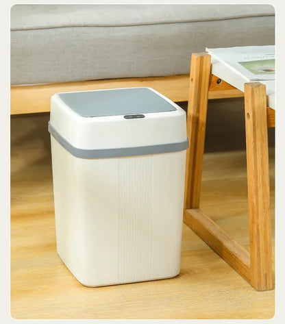 12L Intelligent Trash Can Smart Sensor Dustbin Waterproof Household Induction Garbage Bin (Motion Sensor ပါဝင်သည့် Smart အမှိုက်ပုံး)