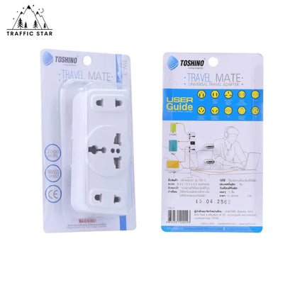 TOSHINO TW3 Travel Adapter 3 Socket