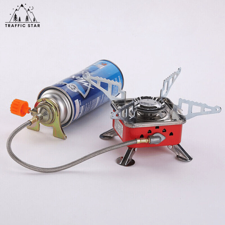 Outdoor Camping Foldable Gas Stove With Extension Cord