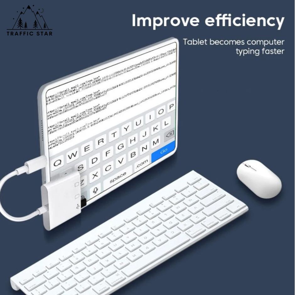 SD, TF, USB Flash Drive Reader Type C OTG Adapter