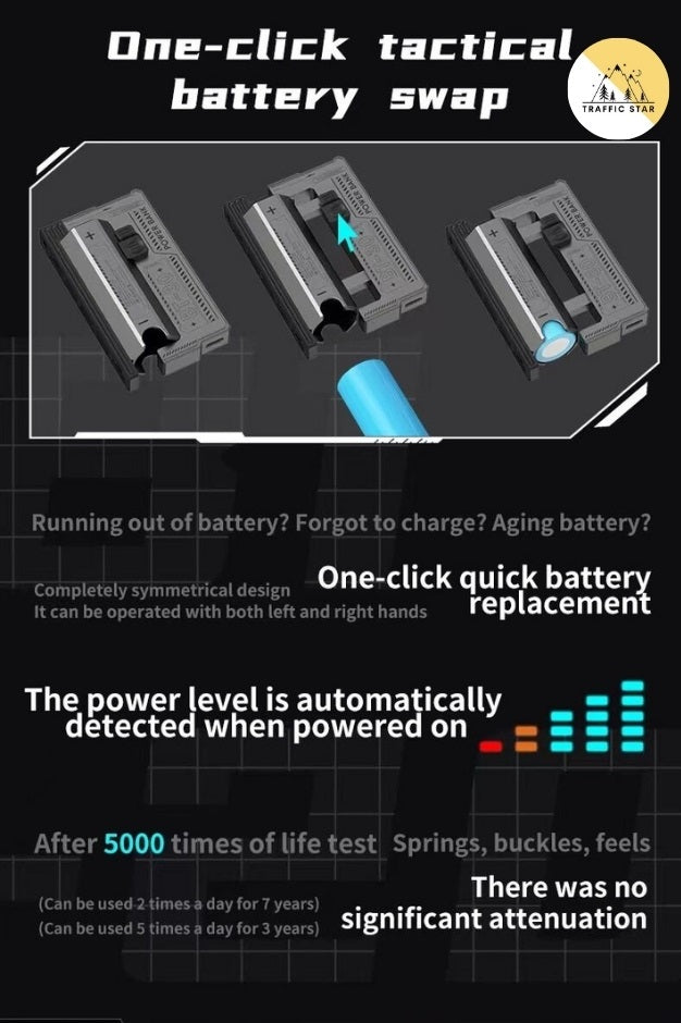 BT-30 Mini Powerbank Battery Swappable Portable Powerbank 5000mAh