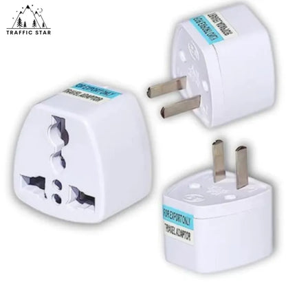 3-Pin to 2-Pin Conversion Plug, 1 Socket Type Flat Pin