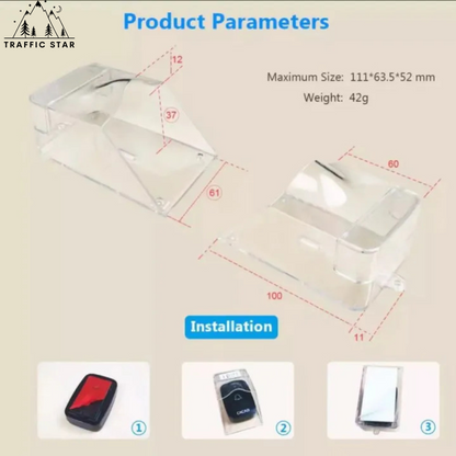 Waterproof cover for wireless doorbell