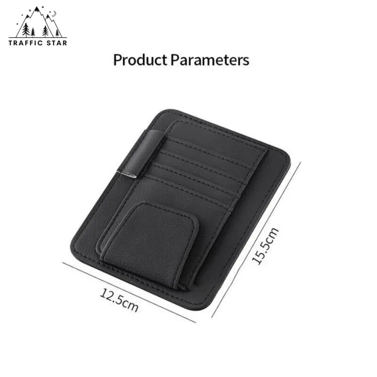 Car Auto Pocket Organizer Pouch Bag Card Glasses Storage Holder (ကားတွင်း ကဒ်ထည့်အိတ်)