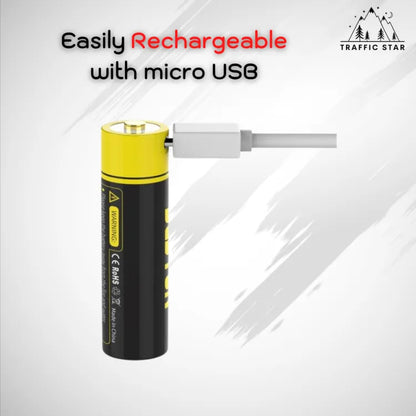 BESTON AA 3500 2800 MWH / AAA 1000 MWH  Rechargeable Lithium Li Ion with Micro USB Charging Port