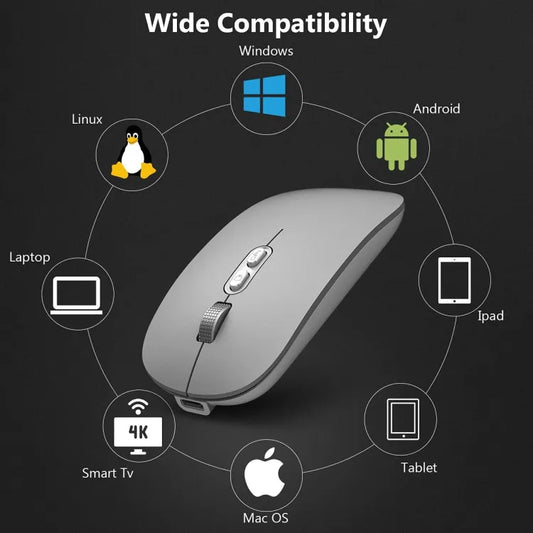 M103 Wireless Silent Mouse (Single Mode)Built in Battery Rechargeable DPI Adjustable