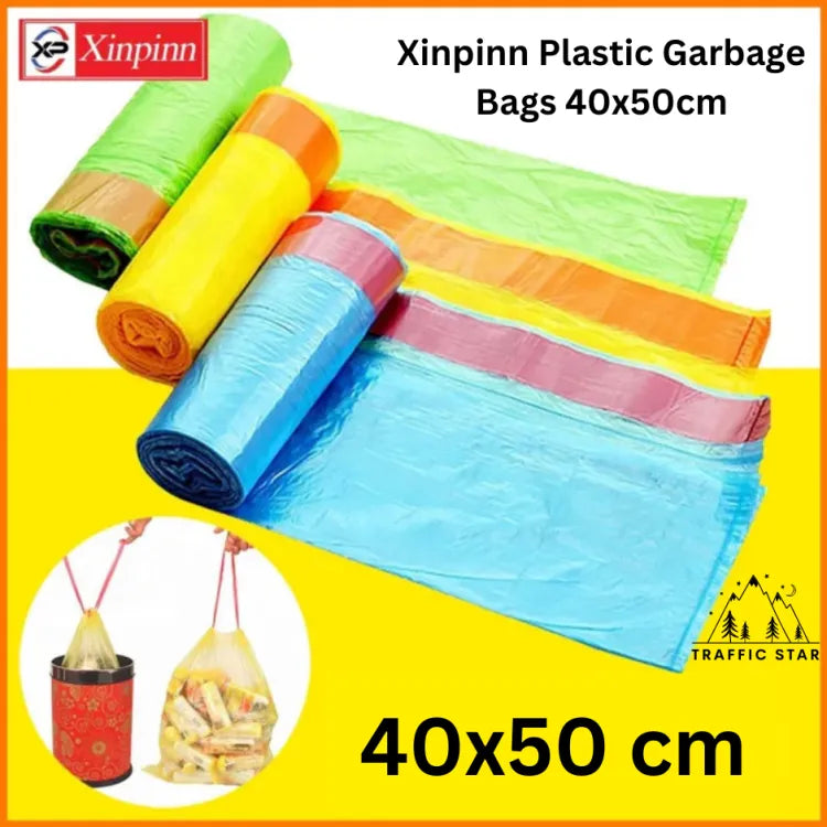 Plastic Garbage Bags x 5 Roll size 45X50CM