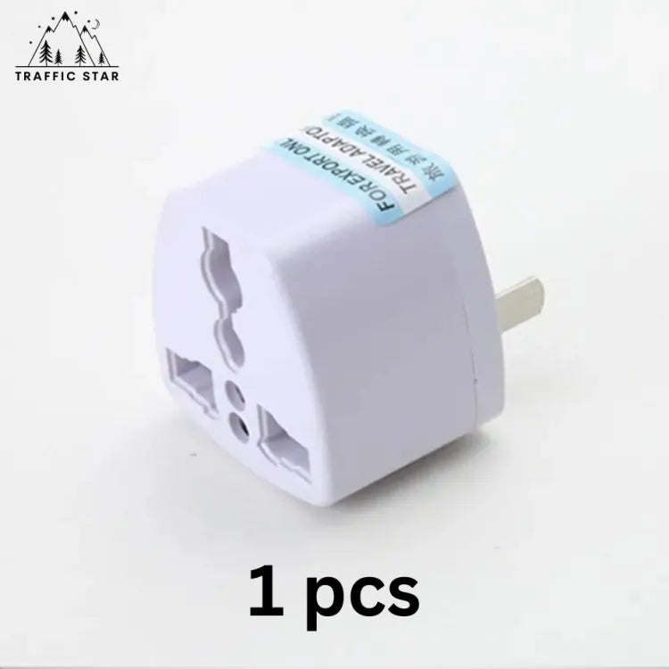 3-Pin to 2-Pin Conversion Plug, 1 Socket Type Flat Pin