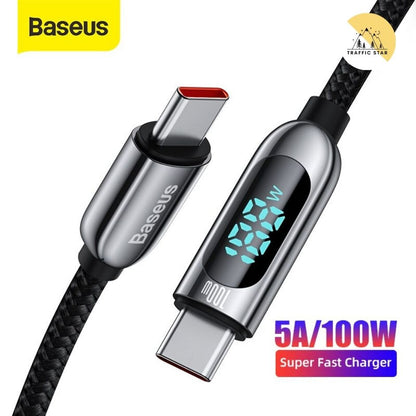 Baseus PD 100W USB C Cable Fast Charging Type C Cable