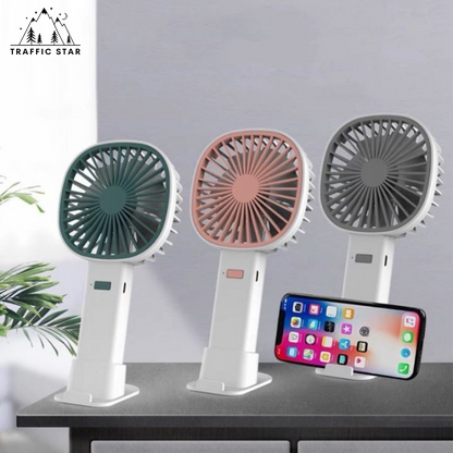 Portable Mini Fan USB Rechargeable Fan With Stand