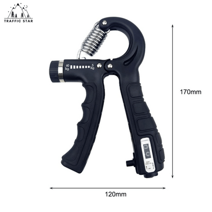 Portable Handgrip Exerciser Adjustable 5-60kg With Counter