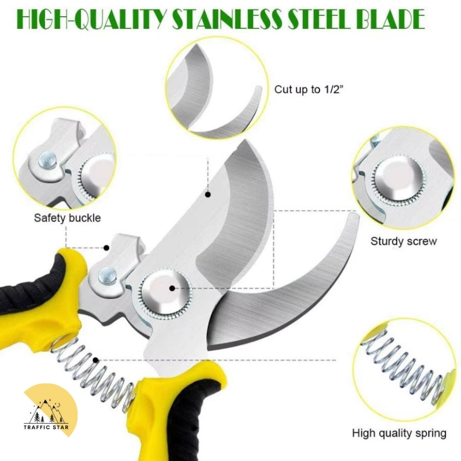 Garden Pruning Shears Tree Scissors Garden Beak Shears (အပင်ညှပ်စတီးကတ်ကြေး)