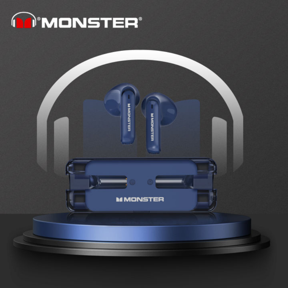 Monster XKT08 TWS BT 5.3 Earbuds Hifi Sound In-ear Gaming Headset