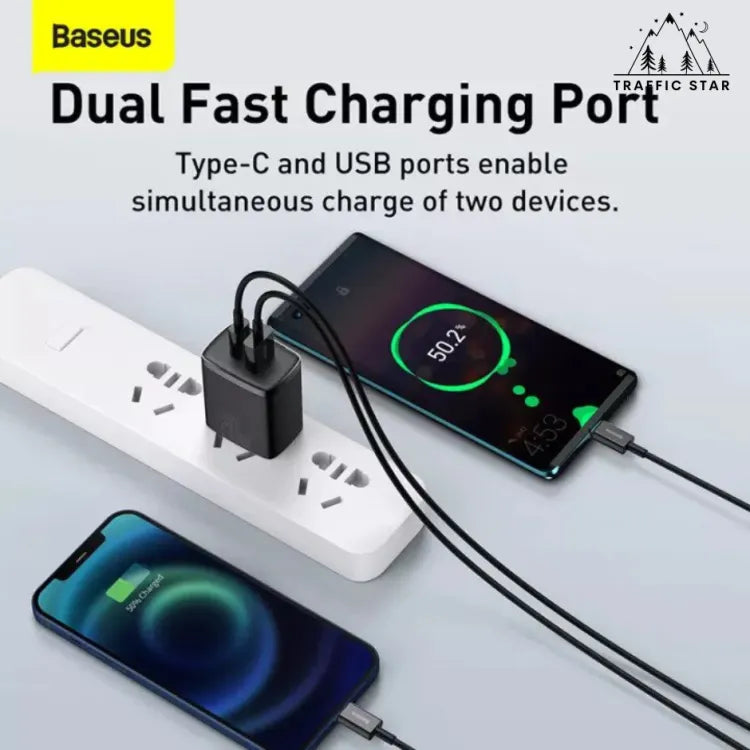 Baseus 20W USB and Type C Dual Fast Charger