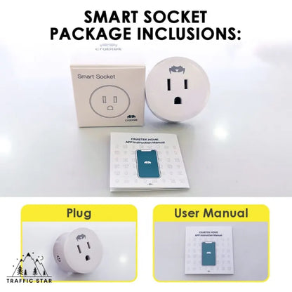 CrabTek WiFi Smart Socket Adapter